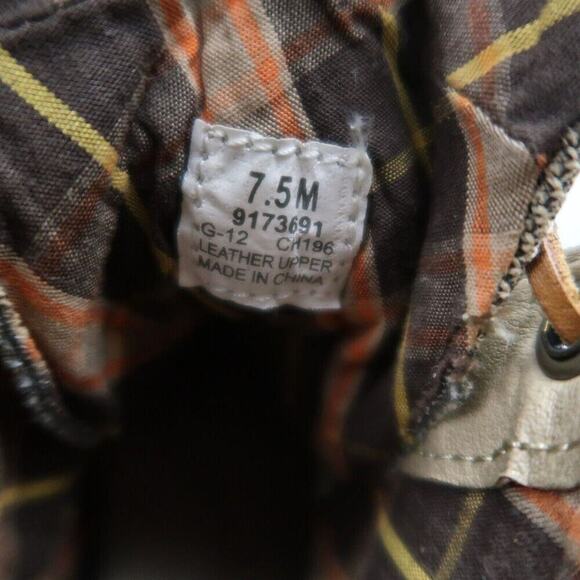 Sperry Shoes Womens 7.5 Boots Hikerfish Lace Up Moc Toe Leather Top Sider Brown - Picture 14 of 15